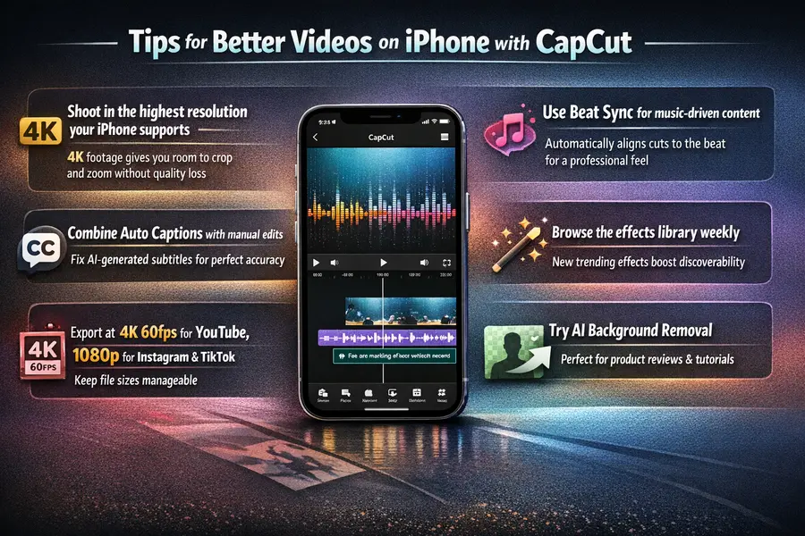 Tips for Better Videos on iPhone with CapCut